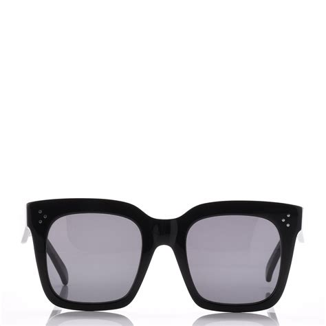 celine cl 41076 s tilda black|CELINE Tilda Sunglasses CL 41076/S Black .